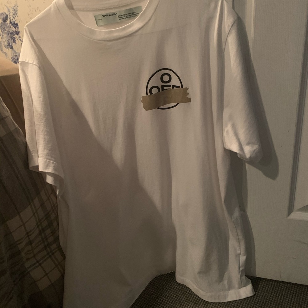 Off white tape t shirt, worn literally 3 times